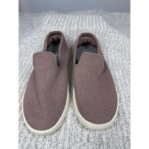 Allbirds Wool Runner Women 5 Maroon Low Top Sneakers Slip On Shoes Lounge